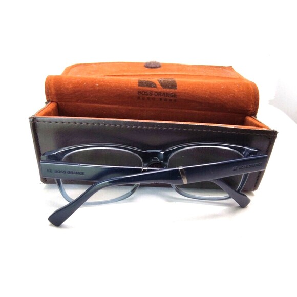 Boss Orange HUGO BOSS Mens Eyeglasses Frame Only 50-13-139 Dark Gray w Case - Picture 6 of 16